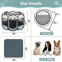 Breathable Mesh Pet Enclosure With Spacious Interior