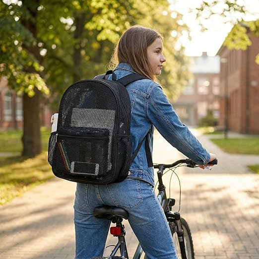 Heavy Duty Mesh Sports Backpack