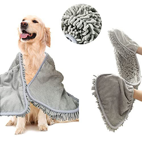 Microfiber pet towels for dogs and cats