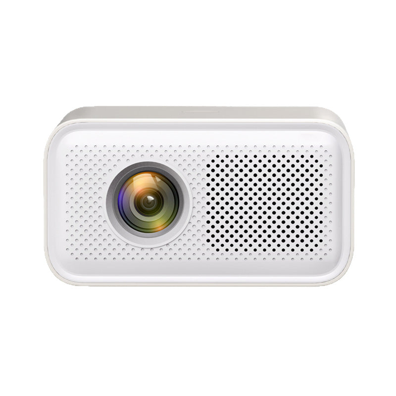 Mini home projector with 5G mobile screen projection for bedroom entertainment