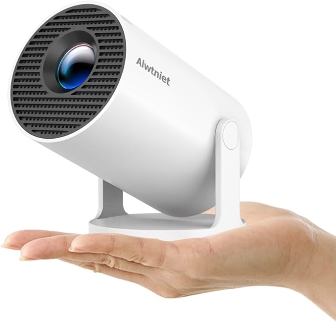 mini projector wifi 6 bluetooth smart portable projector
