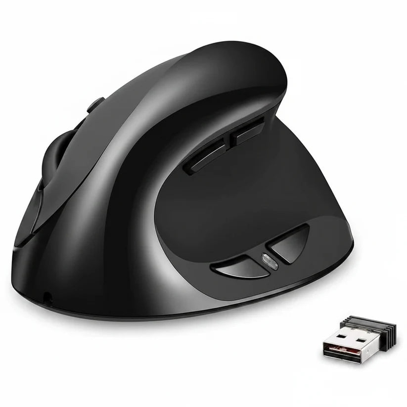 Modern laptop workspace setup with wireless computer accessories