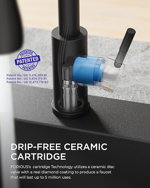 High arc kitchen tap for farmhouse sink