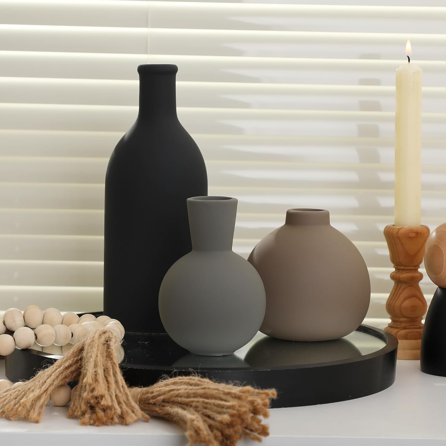 Rustic Farmhouse Vases for Living Room Styling