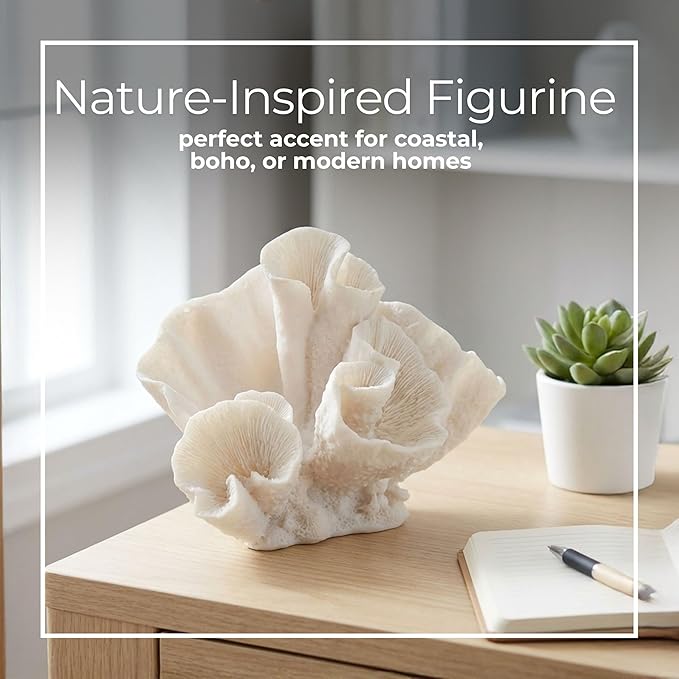 Artistic Coral Décor Accent for Home Styling