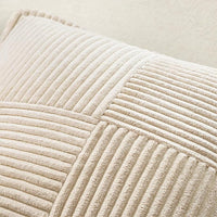 Beige Accent Cushion Covers for Bed