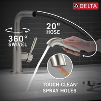 Durable stainless steel faucet for laundry and utility sink