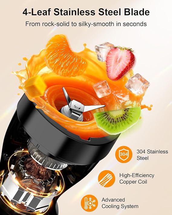 Compact Smoothie Maker & Grinder Machine for Home