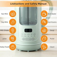Homemade Plant Milk Maker with One-Litre Container