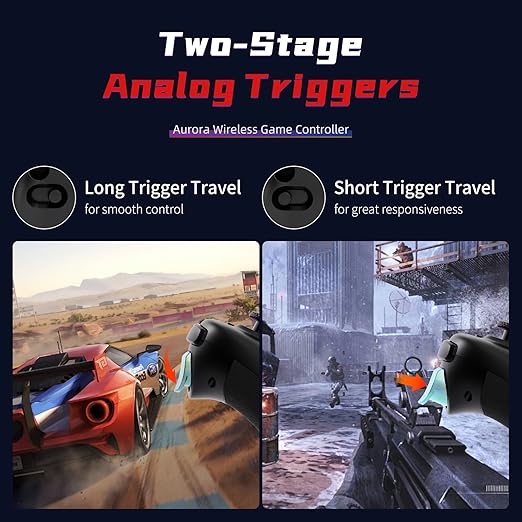 wireless controller connected to PC mobile and gaming devices