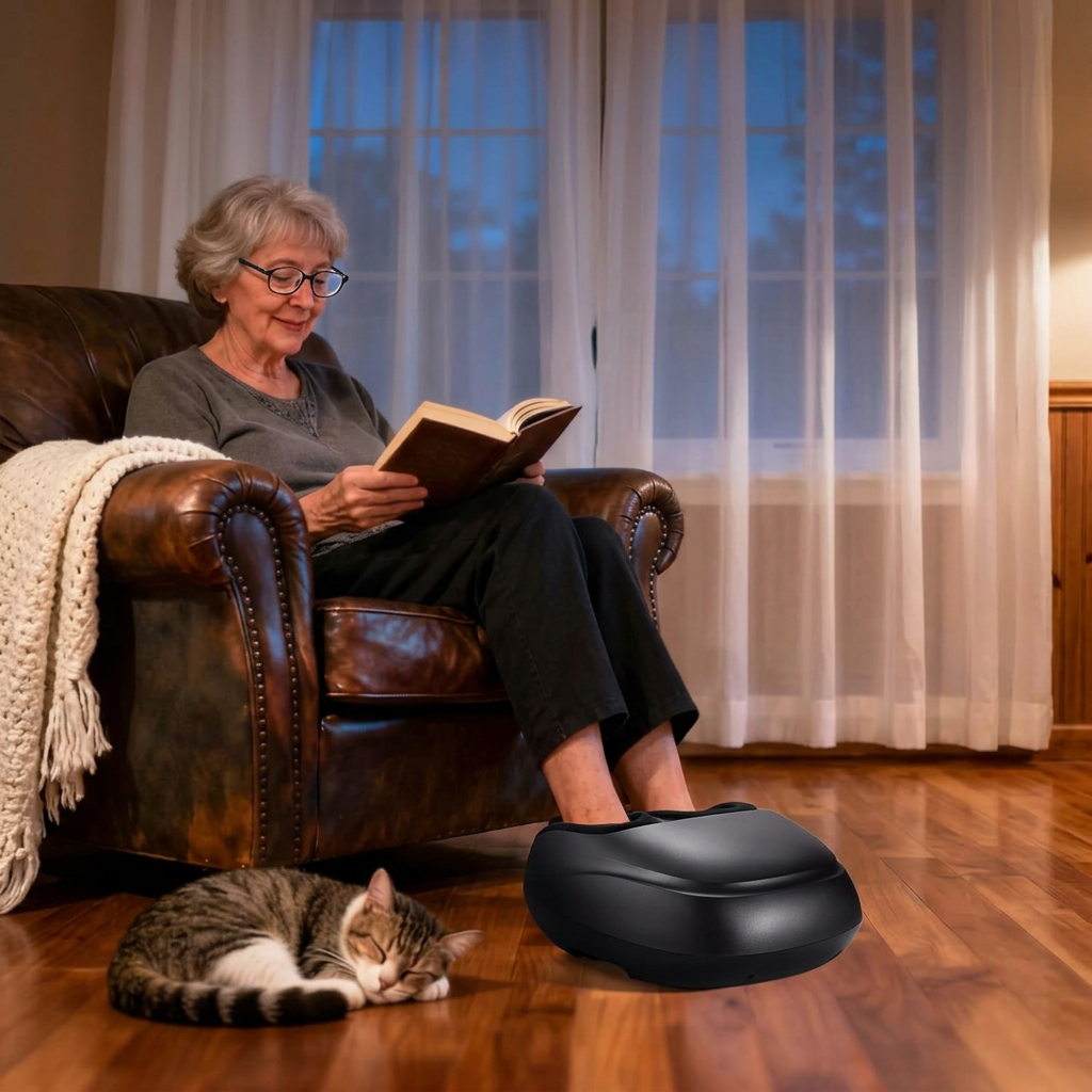 Multi mode foot comfort machine for daily relaxation routine