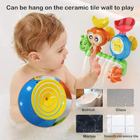 Multicolor baby bath toys for supervised water play