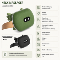 Multi-functional neck and back massager for upper back and shoulder comfort