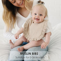 Baby Wearing Muslin Bandana Bib - Comfortable and Stylish