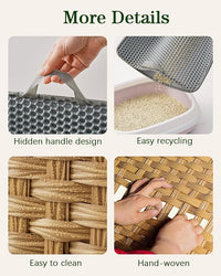 Natural Rattan Cat House For Living Room And Bedroom