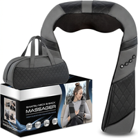 Neck and back massager pillow with 3D kneading design for home use