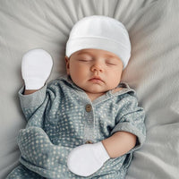 Newborn Baby Hat and Mittens Set for Comfort and Warmth