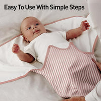 Newborn cotton sleep sack with comfortable wrap style