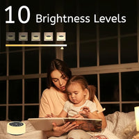 Night light and white noise machine for soothing baby to sleep