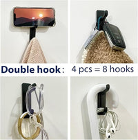 No Drill Bathroom Wall Hooks