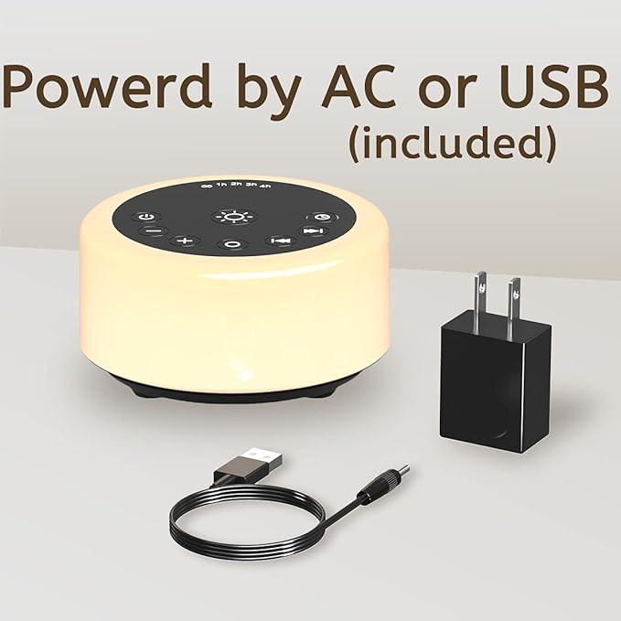Noise machine for better sleep and soothing sound therapy