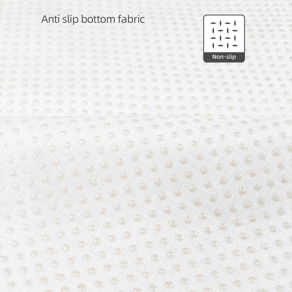 Non-slip baby changing pad, waterproof and cushioned for easy and secure diaper changes.