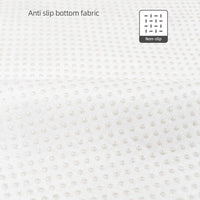 Non-slip baby changing pad, waterproof and cushioned for easy and secure diaper changes.