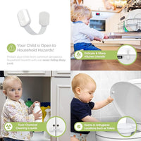 Non-toxic baby locks for cabinets and drawers
