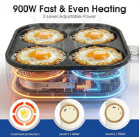 nonstick breakfast pan with granite style cooking surface for daily kitchen use