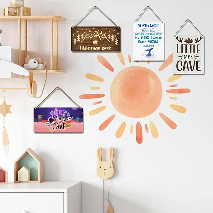 Nursery animal wall art woodland theme decoration