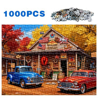 1000 Piece Cartoon Jigsaw Puzzle for Kids and Adults, Educational Handmade Style Puzzle for Creative Play and Home Decoration