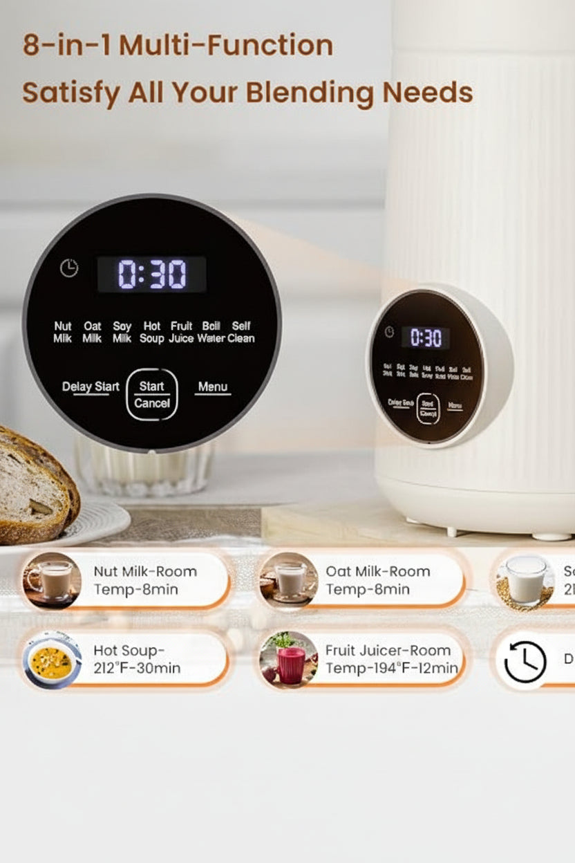Multi-Function Nut Milk Maker & Soup Blender Machine