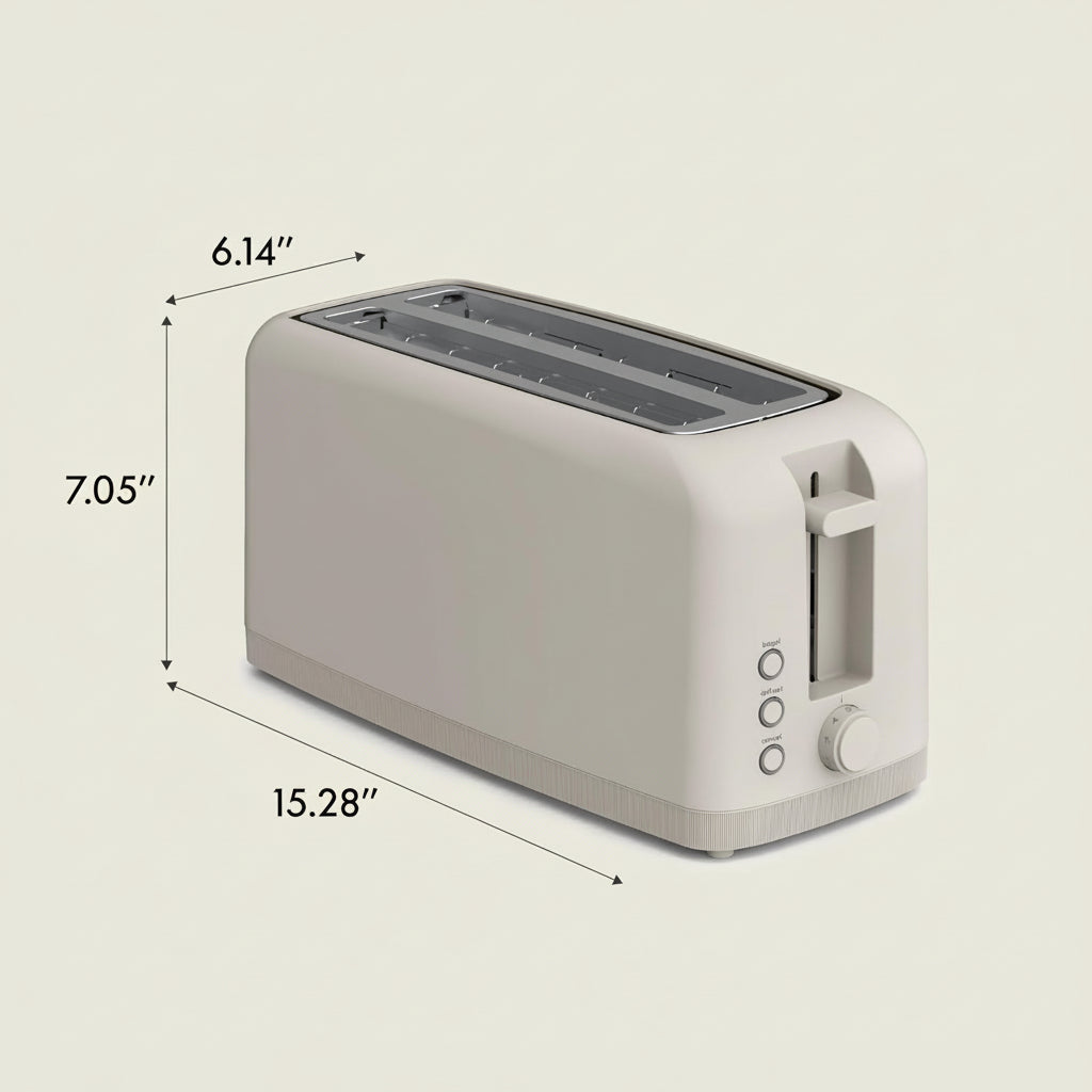 oatmilk toaster with reheat button for warming toasted bread