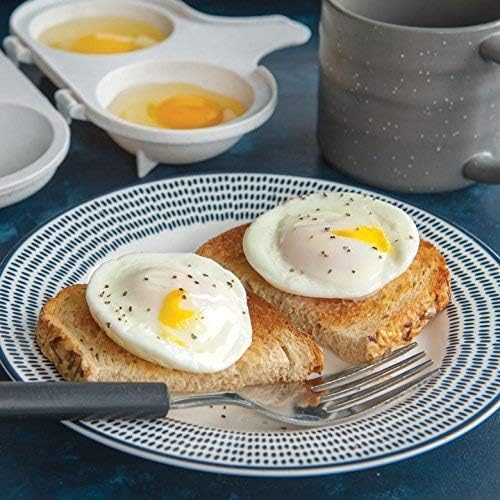 omelet pan and egg poacher set for microwave breakfast use
