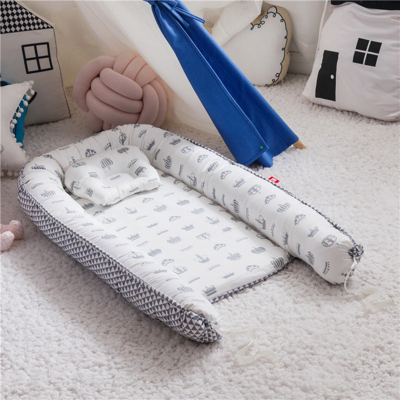 Removable Washable Cover of Organic Cotton Baby Lounger