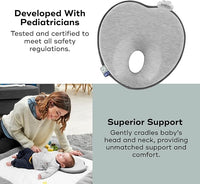 Organic Cotton Baby Pillow Soft and Breathable Cushion