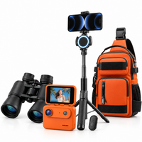 Outdoor photography and stargazing bundle with binoculars camera tripod and backpack