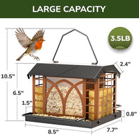 Weatherproof Roof and 3.5 Lbs Capacity