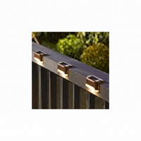 Warm White Solar Deck Lights