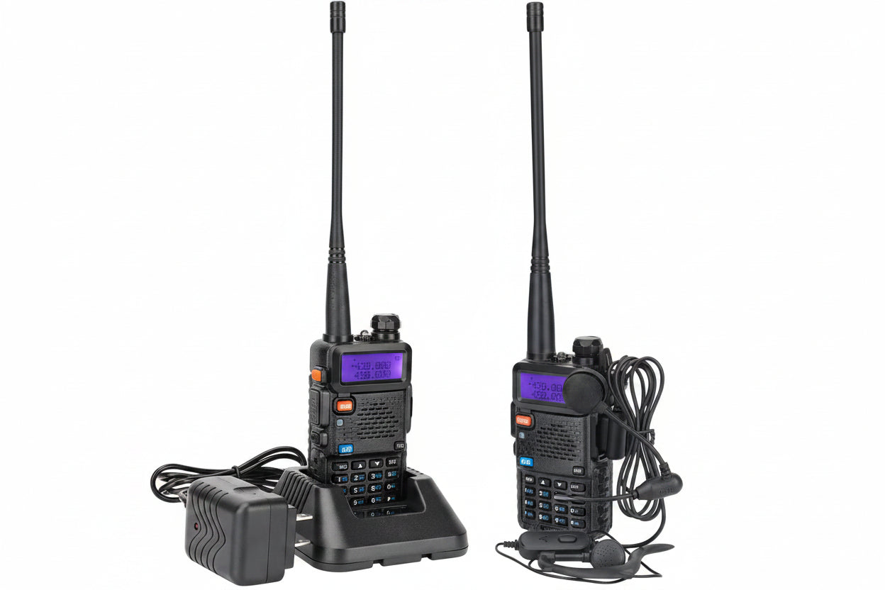 walkie talkie used for camping and outdoor communication