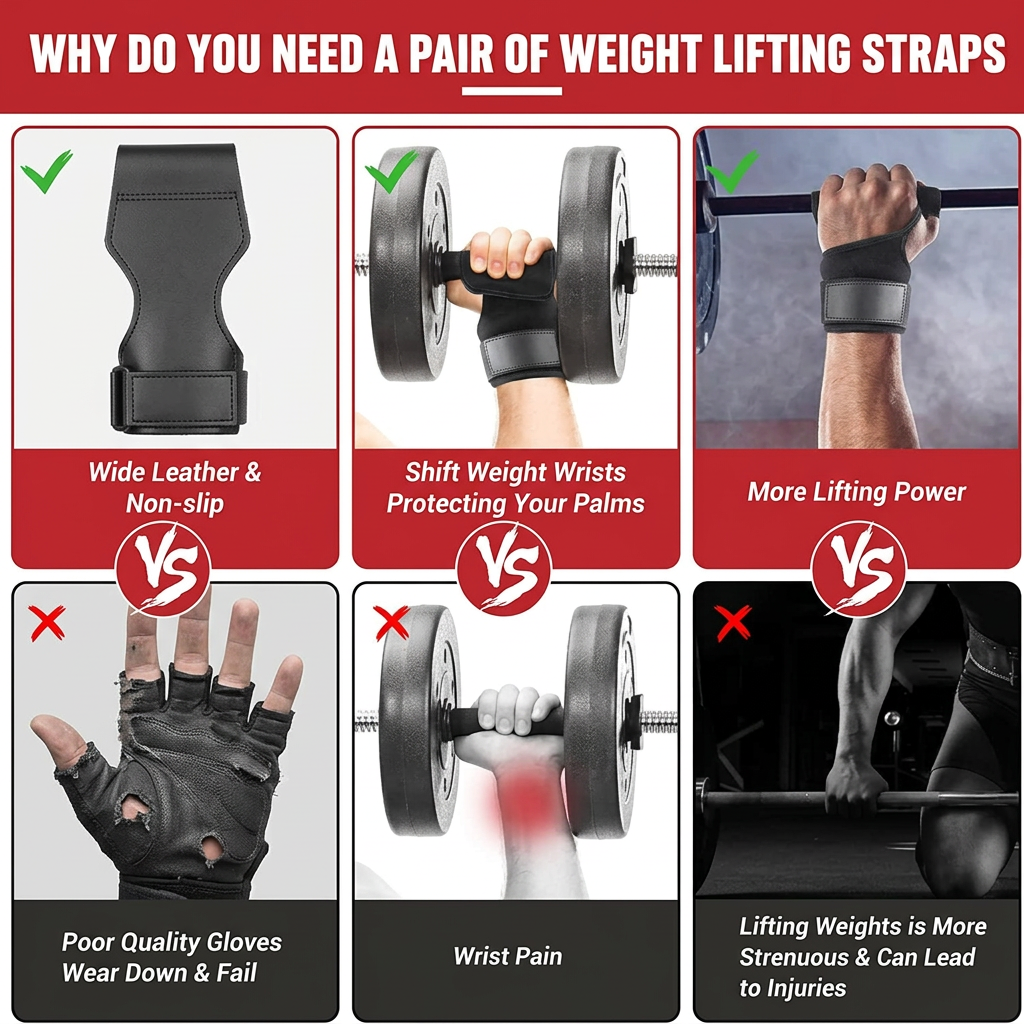 Weight Lifting Wrist Wraps