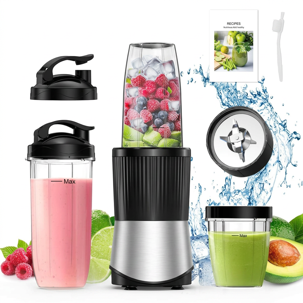 Personal blender for smoothies and daily kitchen meal prep