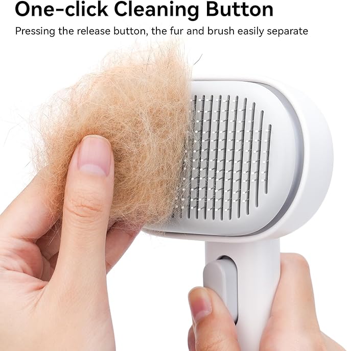 Pet Hair Removal Brush For Cats Kittens And Rabbits Reduces Shedding
