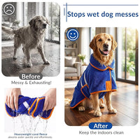 Pet Towel Bathrobe For Daily Indoor Care And Comfort