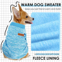 Winter Fleece Sweaters for Small Dogs and Cats, Adorable Sweatshirts for Pets