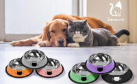 Pet food bowl stainless steel hygienic and rust resistant