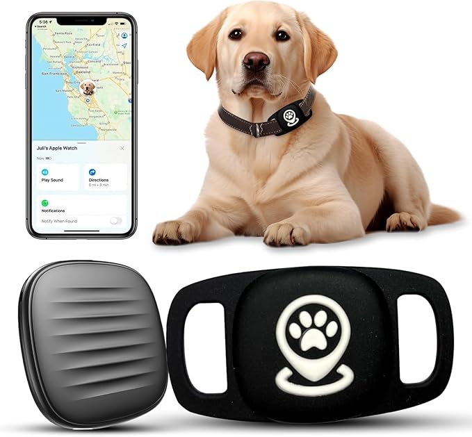 Pet collar holder with lightweight design for dogs and cats