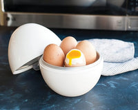 plastic microwave egg boiler for reusable kitchen cooking