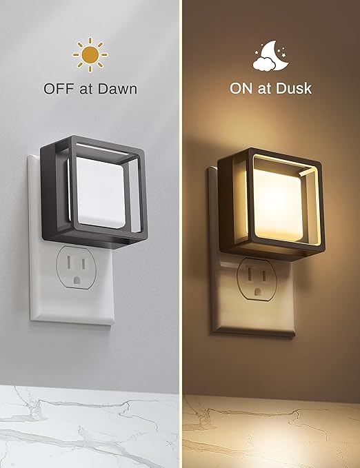 Plug In Night Light with Sensor