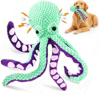Plush squeaky dog toy soft fabric for small medium large dogs